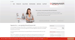 Desktop Screenshot of orgavision.lu